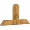 Ekena Millwork Portland Rough Sawn Timber Gable Bracket, Western Red Cedar, 48"W x 26"H x 6"D x 6"F, 13/12 Pitch GBW048X26X0606POR00RWR - alternate 2